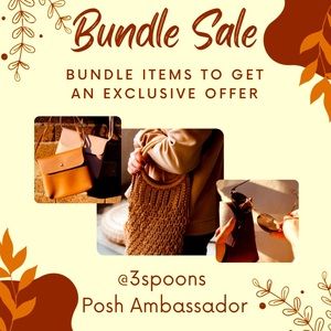 Bundle Sale!  Add items to a bundle for an exclusive offer!